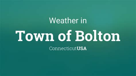 bolton ct weather